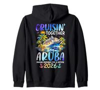 Cruisin Together Aruba 2026 Ship Dolphin Vacaciones Sudadera con Capucha