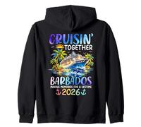 Cruisin Together Barbados 2026 Ship Dolphin Vacaciones Sudadera con Capucha