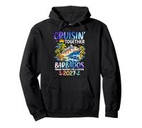 Cruisin Together Barbados 2027 Ship Dolphin Vacaciones Sudadera con Capucha