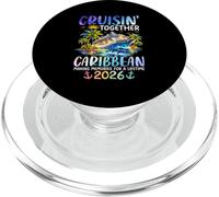 Cruisin Together Caribbean 2026 Recuerdos de Vacaciones PopSockets PopGrip para MagSafe
