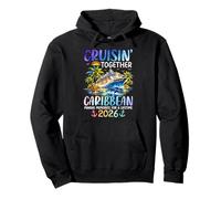 Cruisin Together Caribbean 2026 Recuerdos de Vacaciones Sudadera con Capucha