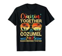 Cruisin Together Cozumel 2025 Viaje de vacaciones en grupo a juego Camiseta
