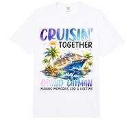 Cruisin Together Gran Caimán Crucero Delfines Vacaciones Comfort Colors Adult Heavyweight T-Shirt
