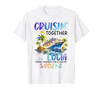 Cruisin Together St Lucia 2027 Ship Dolphin Vacaciones Camiseta