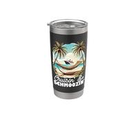Cruisin y Schmoozin Cruise Ship Vacation Group Matching Vaso térmico de acero inoxidable de doble pared