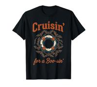 Cruising for a Boo-sin' Halloween Bats Lifebuoy Camiseta gráfica económica