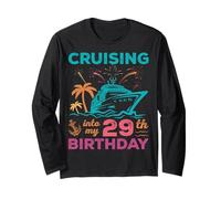 Cruising Into My 29th Birthday Squad Vacaciones en Crucero Manga Larga