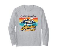 Cruising Together Alaska 2027 Gráfico de navegación por glaciares Manga Larga