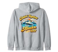 Cruising Together Alaska 2027 Vacaciones Familiares a Juego Sudadera con Capucha