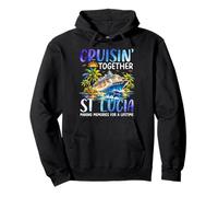 Cruising Together Santa Lucía Ship Dolphin Vacation Sudadera con Capucha