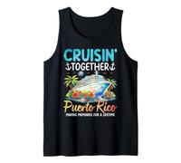 Cruizando Juntos Puerto Rico Cruise Memories Camiseta sin Mangas
