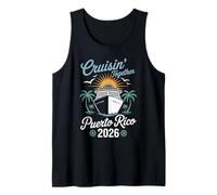Cruizando Juntos Puerto Rico: Divertido Crucero para Parejas 2026 Camiseta sin Mangas