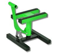 Cruizer - Caballete central para mantenimiento de motocicletas de cross o enduro, carga máxima 200 kg Verde