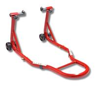 Cruizer - Caballete delantero universal para moto con conos ajustables, travesaños de refuerzo, 4 ruedas inferiores, capacidad de carga 300 kg