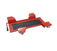 CRUIZER Caballete para desplazamiento de moto o scooter, plataforma universal, 54 x 18 cm, plataforma Dolly Mobile con carro con ruedas de goma, carga máxima 250 kg