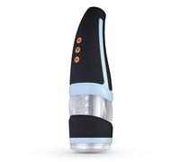 CRUIZR CP02 Masturbador Hombre Automático Giratorio y Vibratorio con Adaptador - Juguete Sexuales para Hombre con Voz de Mujer Sexy - con 5 Velocidades y 10 Funciones de Vibración - Negro