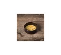 Crumble de peras y crema pastelera