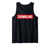 Crumbling Humor Oscuro Citas Minimalistas Ropa Casual de Moda Camiseta sin Mangas