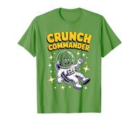 Crunch Commander Cool Stars Astronauta Espacial Divertido Pickle Camiseta