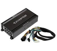 CRUNCH CRE400.4DSP-ISO - Amplificador de coche (4 canales, clase A/B, 4 x 50 W, 6 canales, 32 bits, DSP integrado), Bluetooth integrado para Steaming de audio y control de aplicaciones, plug & play