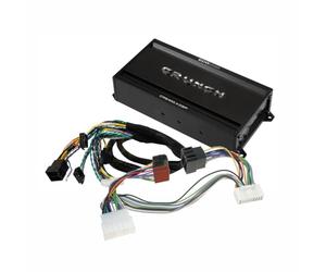 CRUNCH CRE400.4DSP-ISO.M14-4 CH CLASS A/B - Amplificador de coche - Compatible con Hyundai - 4 x 50 W RMS y 6 CH 32 bit DSP - Bluetooth integrado para Steaming y APP