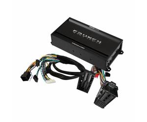 CRUNCH CRE400.4DSP-ISO.M24-4 CH CLASS A/B - Amplificador de coche - Compatible con Alfa Romeo, Citroen, Dodge, Fiat, Jeep, Opel, Peugeot - 4 x 50 W RMS y 6 CH 32 Bit DSP - Bluetooth para Steaming y