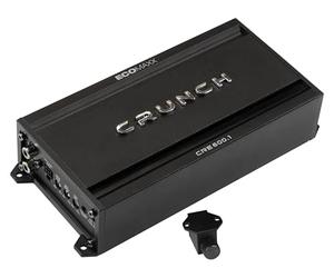 CRUNCH CRE600.1 - Mini amplificador de 1 canal clase D con 600 W RMS | Serie ECOMAXX