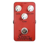 Crunch Distorsión Pedal Amplificador Simulación Guitarra Efecto Pedal True Bypass Mini Pedal Efectos de guitarra profesional