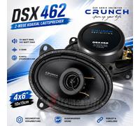 Crunch Altavoces coaxiales para coche DSX462 4x6 (150 x 100 mm) 2 vías