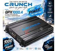 Crunch GPX 1000.4 Clase A/B Analógico 4 Canales Amplificador Amplificador...