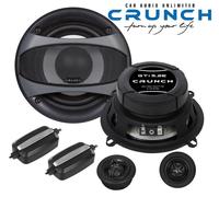 Crunch GTI-5.2E 13 cm 5.25" 2 vías componentes sistema altavoces 160 vatios