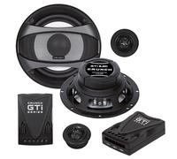 Crunch GTI 6.2 C - Sistema de altavoces de 2 vías, 16,5 cm, de la serie de altavoces GTI Performance, 1 par de audio CAR-Unlimited