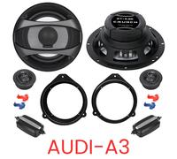 Crunch GTI6.2E 16,5 CM (6.5") 2-Wege Sistema de Componentes Altavoz 200 Vatios