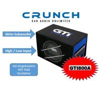 Crunch GTi800A 20CM (8") Activo Bassreflex Subbox Subwoofer 400 Vatios Power