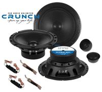 Crunch GTS-6.2C 2-Wege Componentes Sistema de Altavoces 200 Vatios 16,5 CM