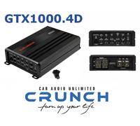 CRUNCH GTX1000.4D - Amplificador digital de 4 canales Clase D con 1000 W máx. | Gravity Mini AMPLIFIERS | CRUNCH Car Audio unlimited