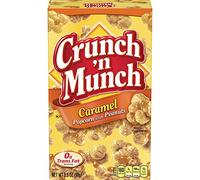 Crunch N Munch Caramel Popcorn with Peanuts, 3.5 Ounce (Pack of 12)