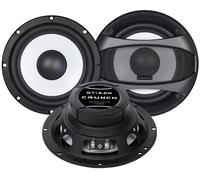 CRUNCH Subwoofer Set GTI-6.2W Caja De Auto Bassrolle Bassbox Tubo 100/200 Watt
