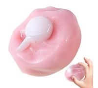 Crunchy Stress Ball, Relief Fidget, 2.36x2.36x2.36 Inch Moldable Toy, Squeeze Balls with Comfort, Quiet Plaything with Style, Relaxation Accessories for Kids Adults Students Travelers Studying Working