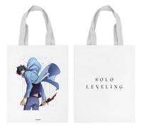 Crunchyroll bolsa - solo leveling, carbón, 44x24x13 cm, contemporáne