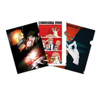 Crunchyroll - Chainsaw Man - Juego de láminas Clearfile (3 unidades)