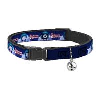 Crunchyroll - Collar de gato, collar separable con campana, The Apothecary Diaries Maomao entrega una postura y logotipo morados, 8.5 a 12 pulgadas, 0.5 pulgadas de ancho