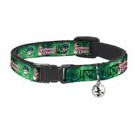 Crunchyroll - Collar para gato, collar separable con campana, The Apothecary Diaries Maomao Grinding Pose y Logo Greens, 8.5 a 12 pulgadas 0.5 pulgadas de ancho