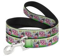 Crunchyroll - Correa para mascotas, correa para perro, Ouran Host Club Haruhi y Friends Group Pose y Logo Greens, 6 pies de largo 1.5 pulgadas de ancho