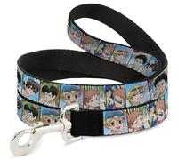 Crunchyroll - Correa para Mascotas, Correa para Perro, Ouran Host Club Siete Personajes Día de la Playa, Bloques de Postura para el día de la Playa, 4 pies de Largo 1.5 Pulgadas de Ancho