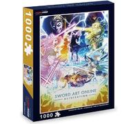 Crunchyroll- Sword Art Online-War of Underworld Peppermint Anime GmbH Underworld-Puzzle-1000 Piezas-Original y con Licencia, Color Plata, 37x27x6cm (448/88948)