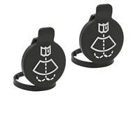 Crunier Juego de 2 Tapones para depósito de líquido lavaparabrisas, plástico Negro, Accesorios para Tapones de limpiaparabrisas de Coche para Opel, Chevrolet, Buick, GM
