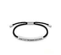 Crunier Pulsera trenzada Don't Let the Hard Days Win, Pulseras inspiradoras