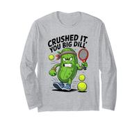 Crushed It You Big Dill Pickle Tennis Manga Larga