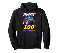 Crushin 100 días de la Escuela Monster Truck Cartoon Sudadera con Capucha